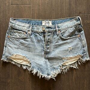 Free People Jean shorts size 26